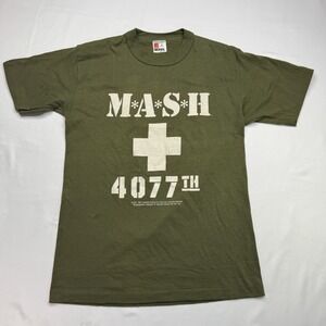 Vintage 80s  Signal Sport Tag Single Stitch Tee Size M 20th Century FOX MASH